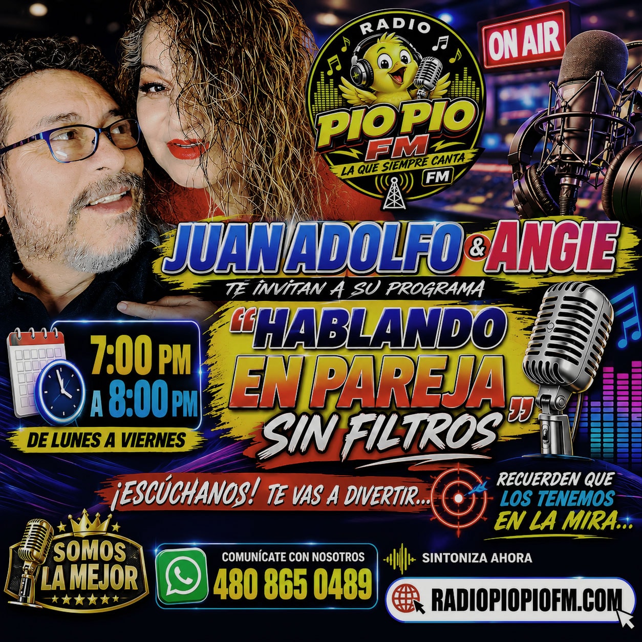 Juan Adolfo & Angie — Hablando en Pareja Sin Filtros